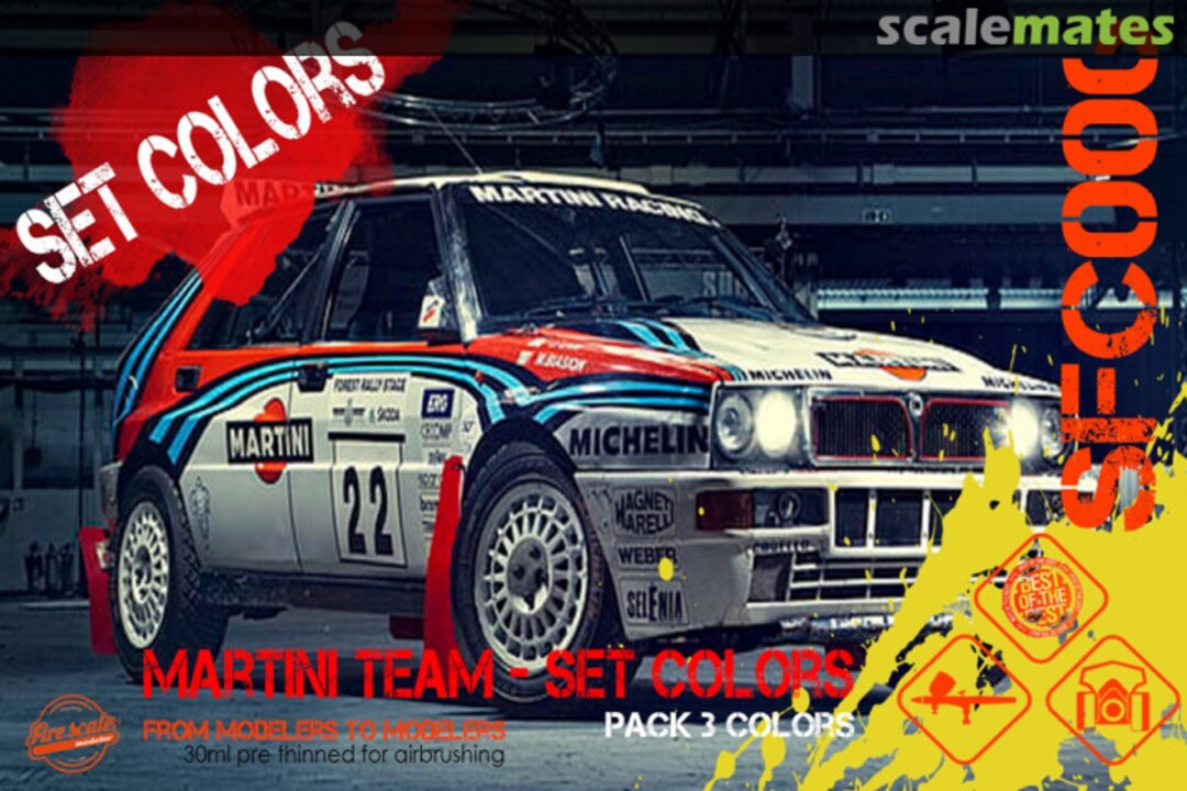 Boxart Martini Team Colors Set  Fire Scale Colors