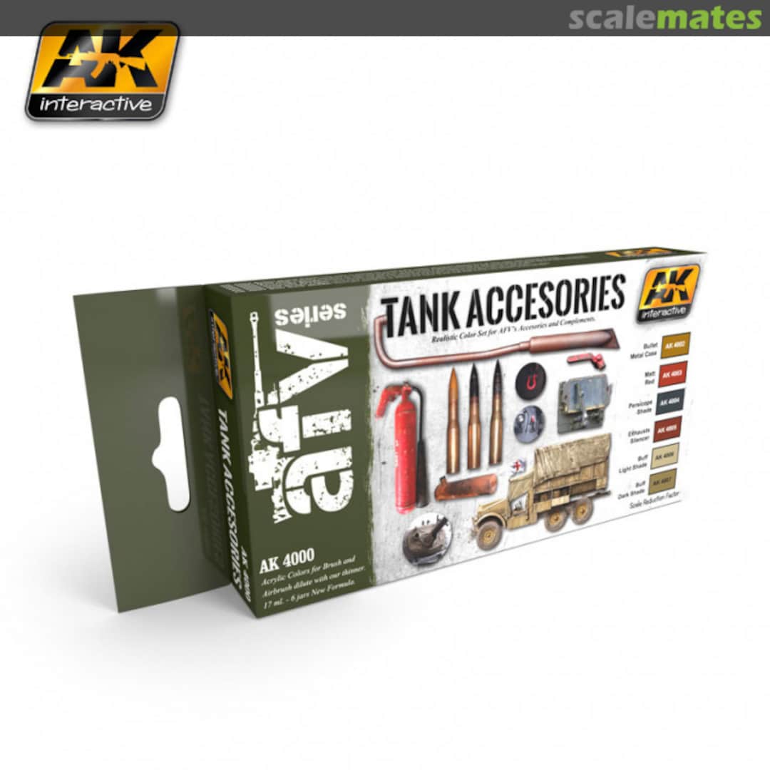 Boxart Tank accesories AK 4000 AK Interactive