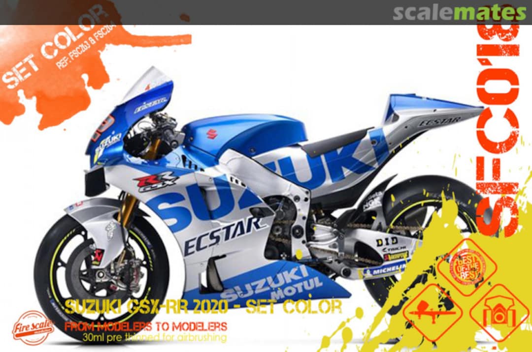 Boxart Suzuki GSX-RR 2020 Set Color  Fire Scale Colors