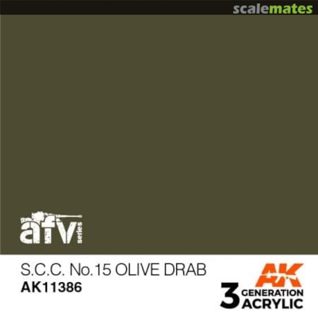 Boxart S.C.C. No.15 Olive Drab AK 3rd Generation - AFV Boxart S.C.C. No.15 Olive Drab AK 3rd Generation - AFV