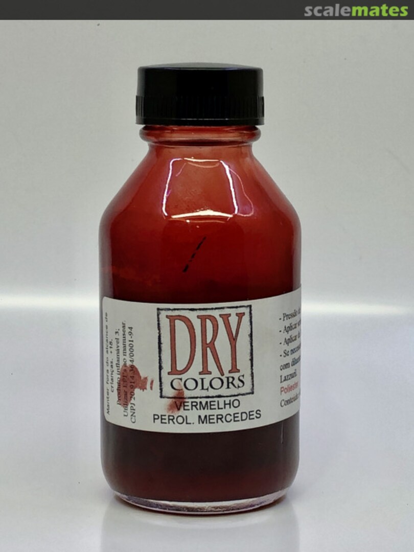 Boxart Vermelho Perolizado Mercedes Benz - Pearl Red Mercedes Benz  DRY Colors