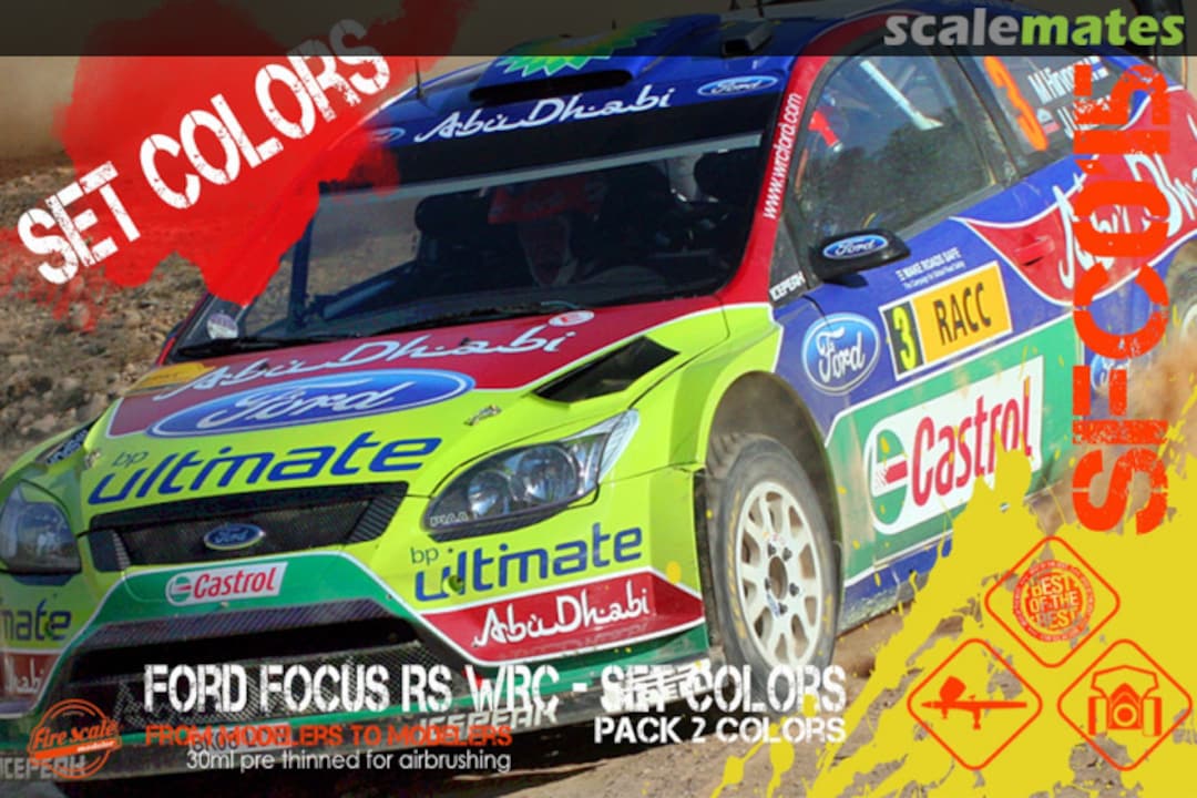Boxart Ford Focus RS WRC - Set Colors  Fire Scale Colors