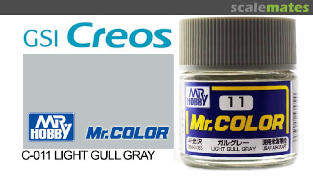 Boxart Light Gull Gray C11 Mr.COLOR Boxart Light Gull Gray C11 Mr.COLOR