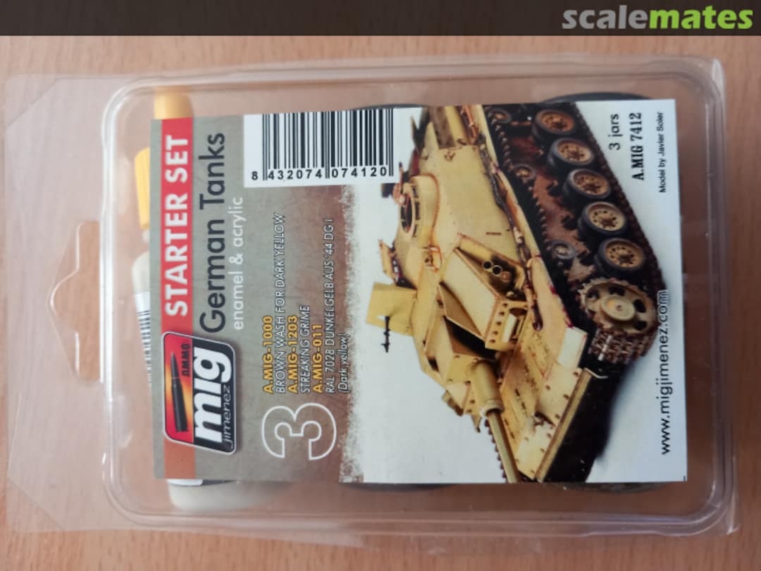 Boxart German Tanks Starter set 7412 MIG Productions