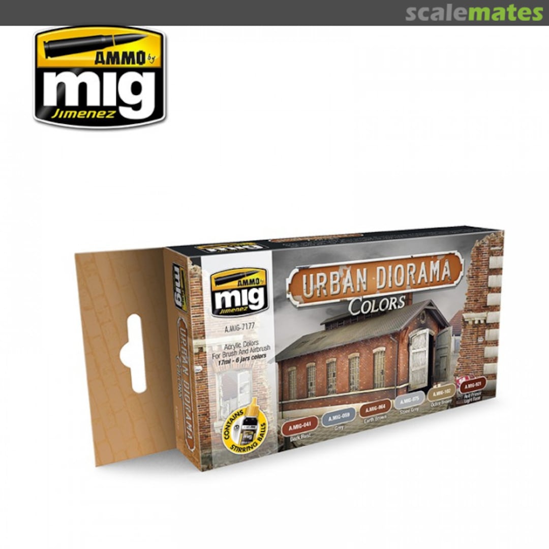 Boxart Urban Diorama Colours  Ammo by Mig Jimenez