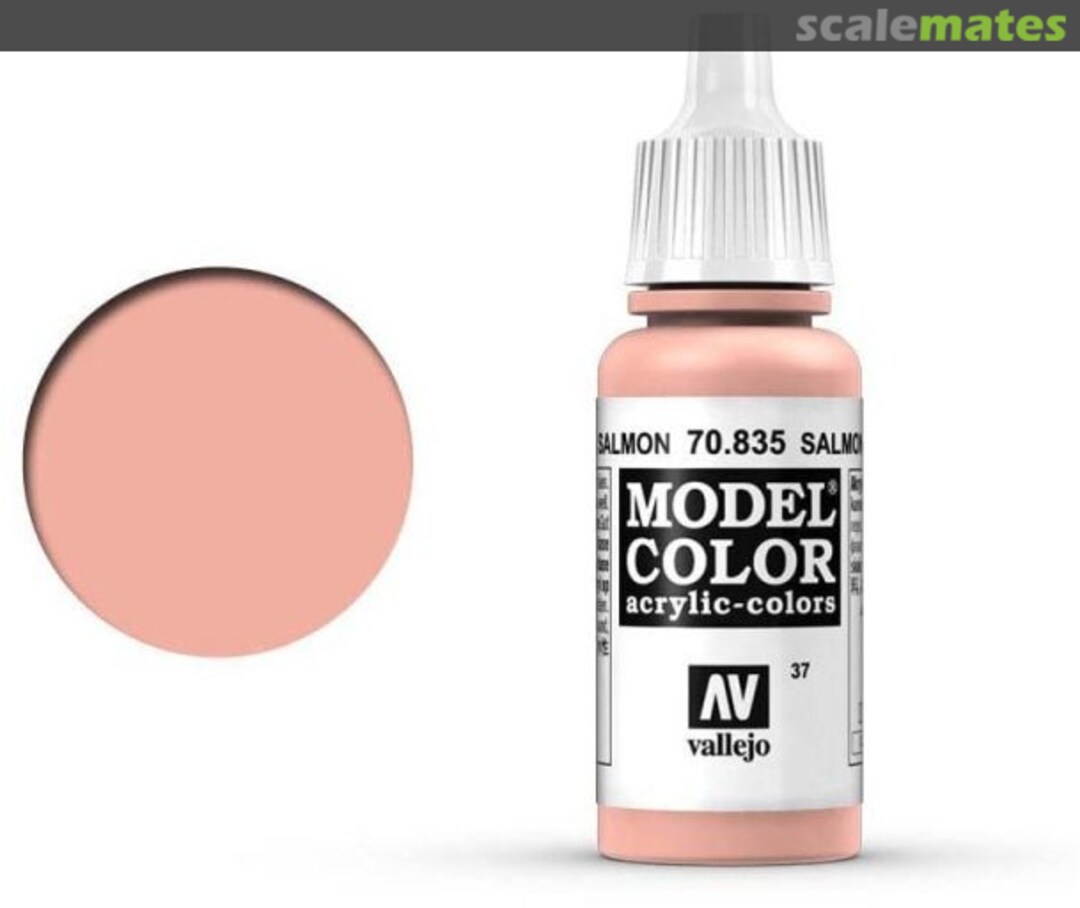 Boxart Salmon Rose 70.835, 835, Pos. 37 Vallejo Model Color Boxart Salmon Rose 70.835, 835, Pos. 37 Vallejo Model Color