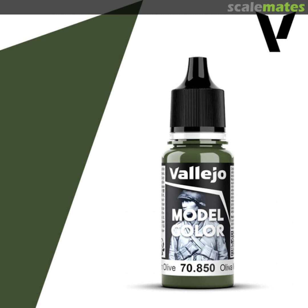 Boxart Medium Olive 70.850, 850, Pos. 94* Vallejo Model Color Boxart Medium Olive 70.850, 850, Pos. 94* Vallejo Model Color