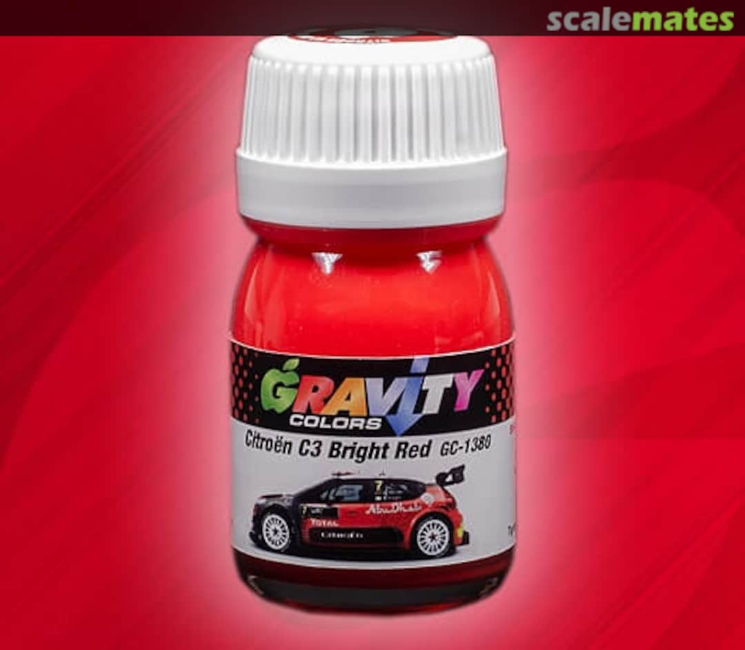 Boxart Citroën C3 WRC Bright Red  Gravity Colors