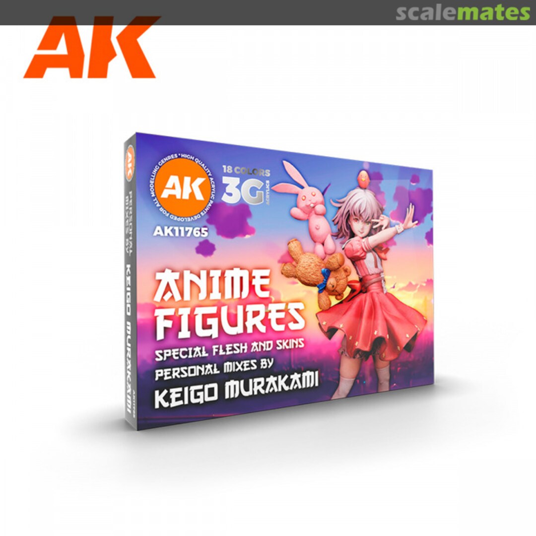 Boxart Anime Figures, Signature Set "Keigo Murakami"  AK 3rd Generation