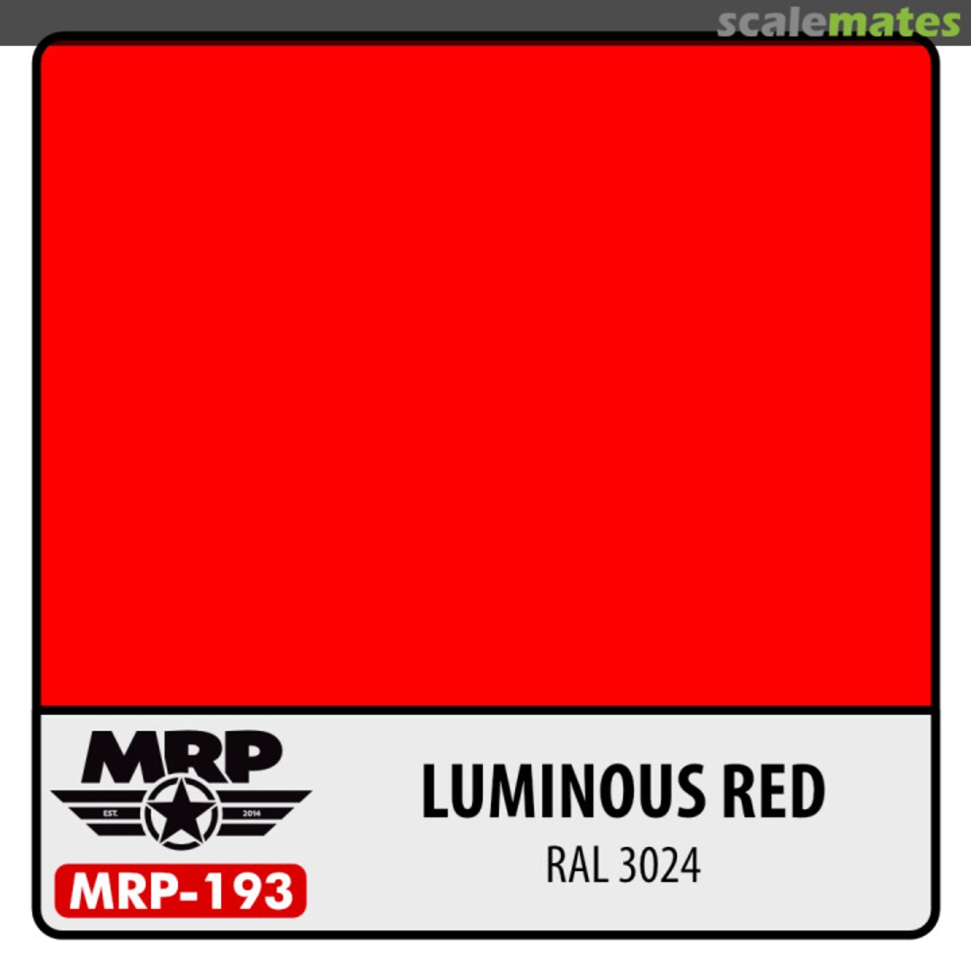 Boxart Luminous Red (RAL 3024)  MR.Paint