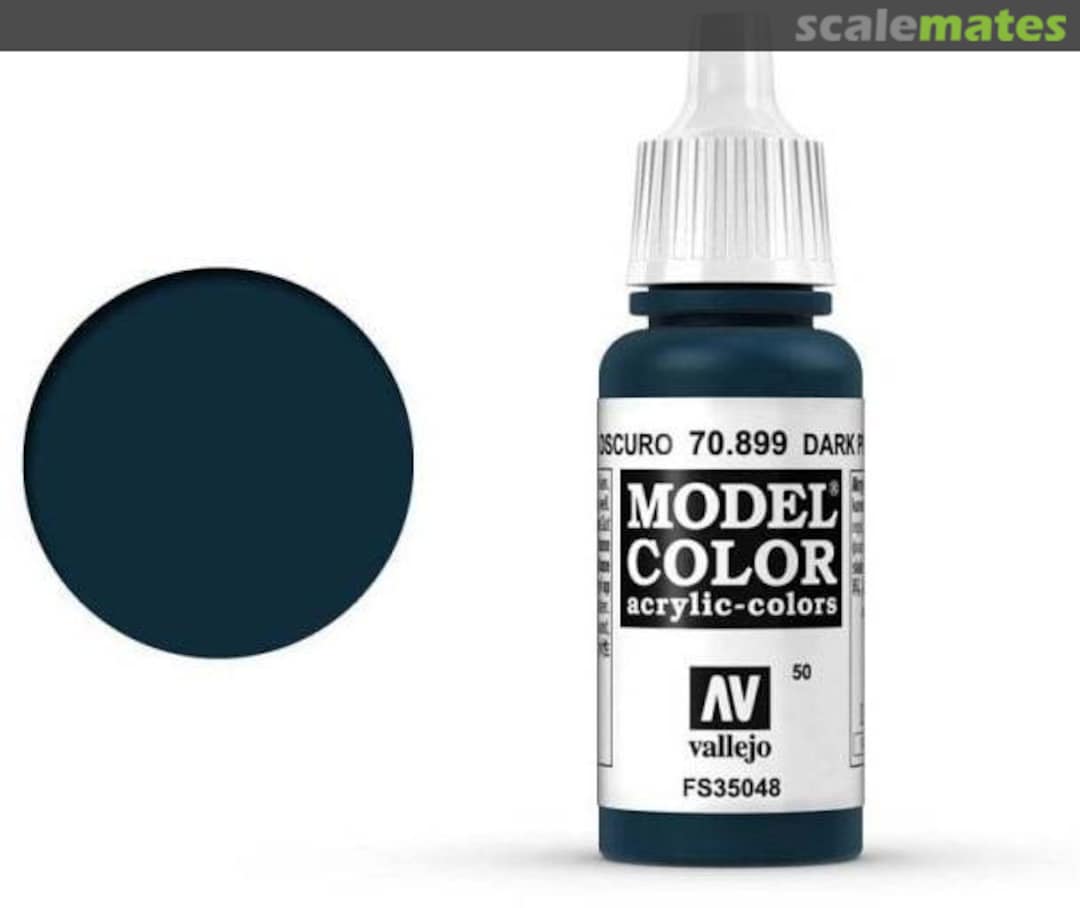 Boxart Dark Prussian Blue - FS35048 70.899, 899, Pos. 50 Vallejo Model Color