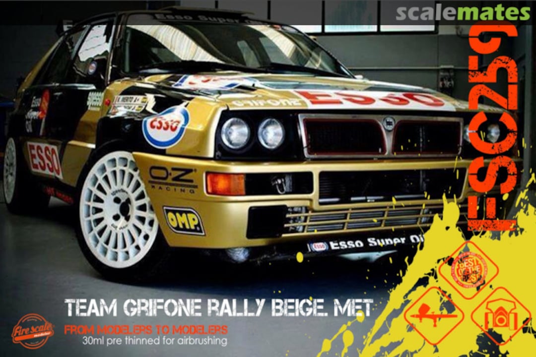 Boxart Team Grifone Rally Beige. Met  Fire Scale Colors