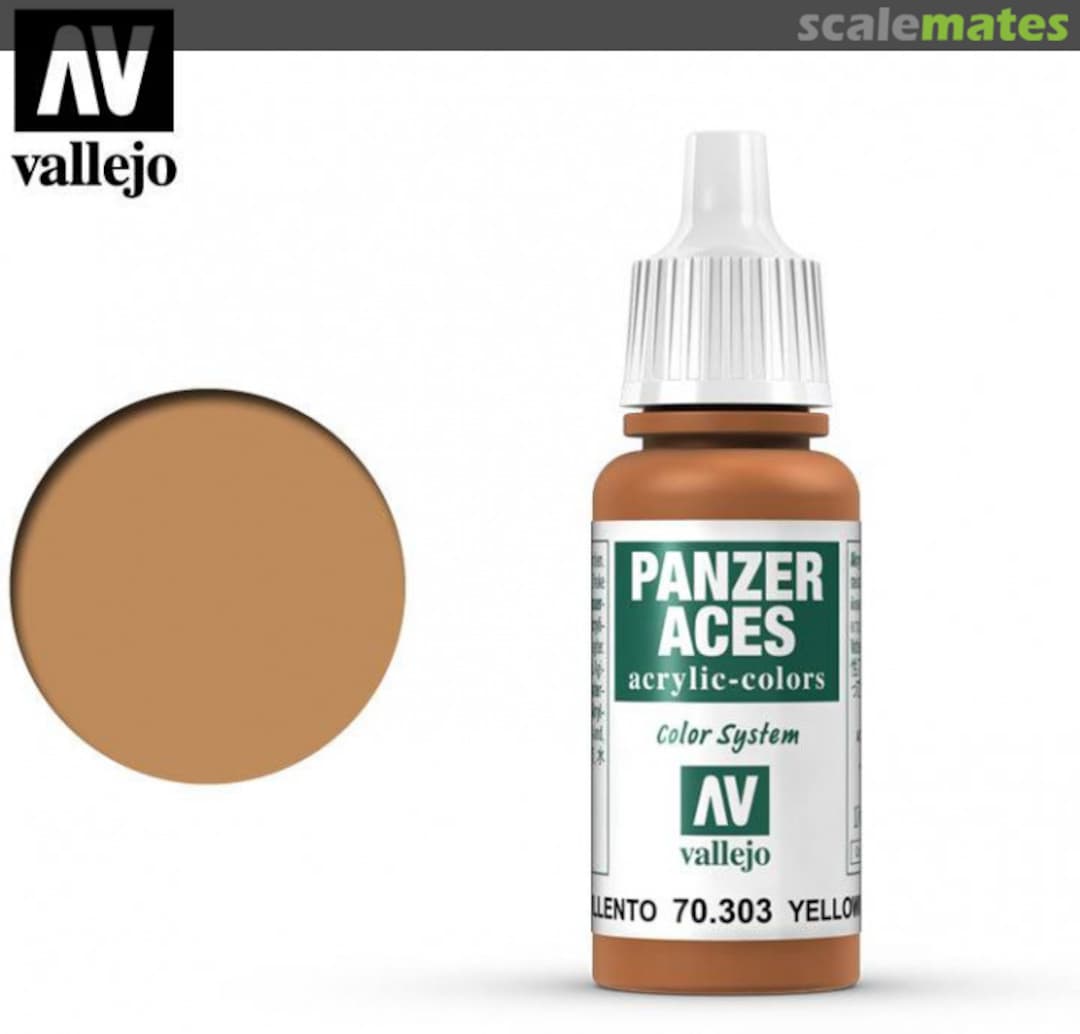 Boxart Yellowish Rust 70.303 Vallejo Panzer Aces Boxart Yellowish Rust 70.303 Vallejo Panzer Aces