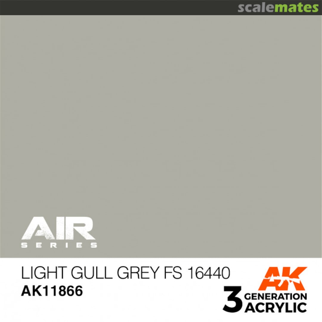 Boxart Light Gull Grey FS16440 AK 11866 AK 3rd Generation - Air Boxart Light Gull Grey FS16440 AK 11866 AK 3rd Generation - Air
