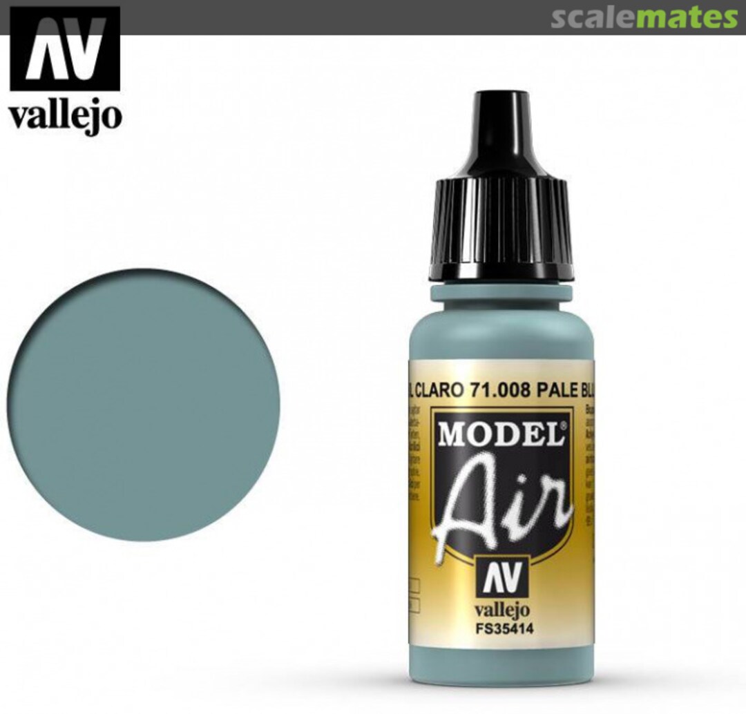 Boxart Pale Blue - FS35414 71.008 Vallejo Model Air Boxart Pale Blue - FS35414 71.008 Vallejo Model Air