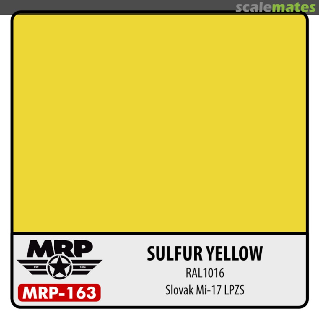 Boxart Sulfur Yellow (RAL 1016) Slovack Mi-17 LPZS MR.Paint Boxart Sulfur Yellow (RAL 1016) Slovack Mi-17 LPZS MR.Paint