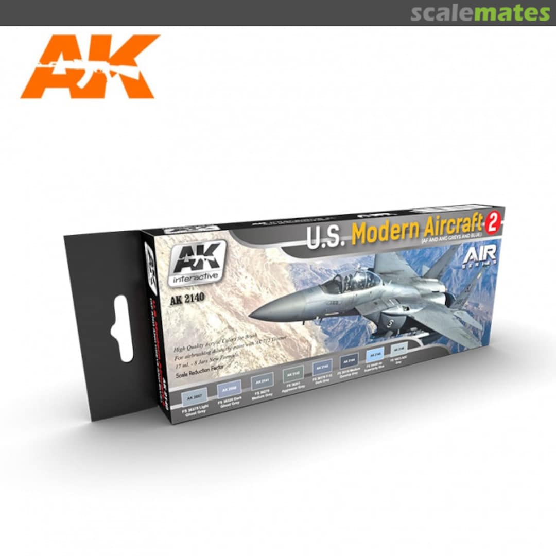 Boxart U.S. Modern Aircraft 2 AK 2140 AK Interactive Air Series