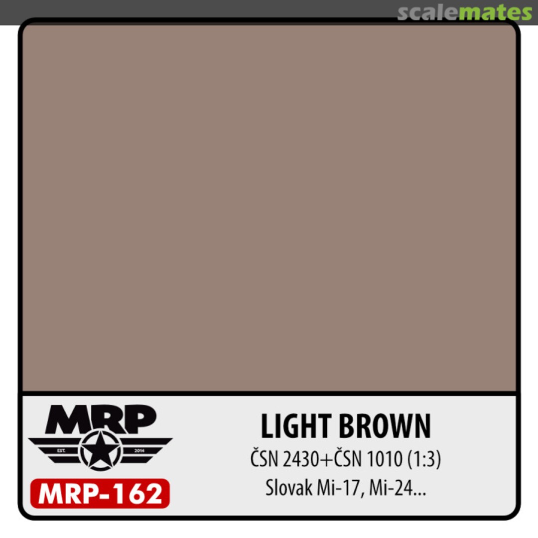 Boxart Light Brown (CSN 2430 + CSN 1010) 1.3 Slovak Mi-17, Mi-24.. MR.Paint Boxart Light Brown (CSN 2430 + CSN 1010) 1.3 Slovak Mi-17, Mi-24.. MR.Paint