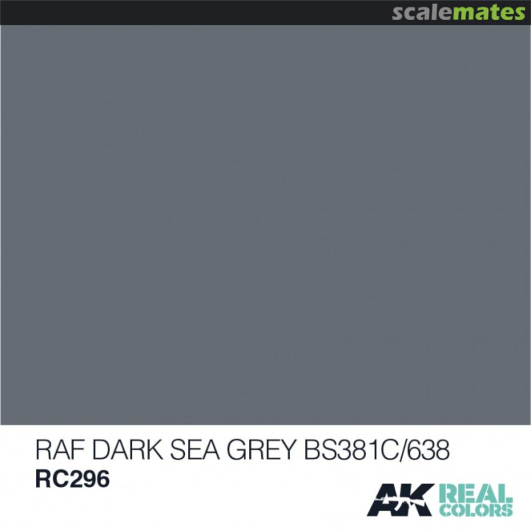 Boxart RAF Dark Sea Grey BS381C/638 RC970 AK Real Colors Boxart RAF Dark Sea Grey BS381C/638 RC970 AK Real Colors