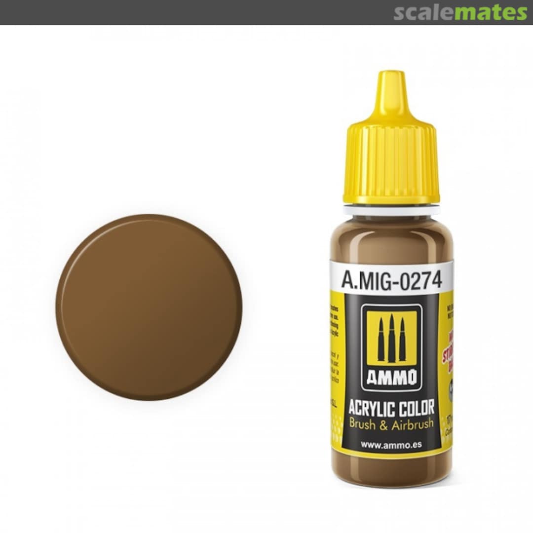 Boxart Marrone Mimetico 1 (Mimetic Brown 1) FS30118 Ammo by Mig Jimenez Boxart Marrone Mimetico 1 (Mimetic Brown 1) FS30118 Ammo by Mig Jimenez