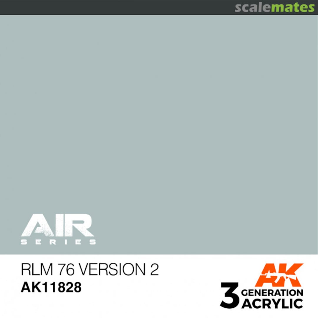 Boxart RLM 76 Version 2 AK 11828 AK 3rd Generation - Air Boxart RLM 76 Version 2 AK 11828 AK 3rd Generation - Air
