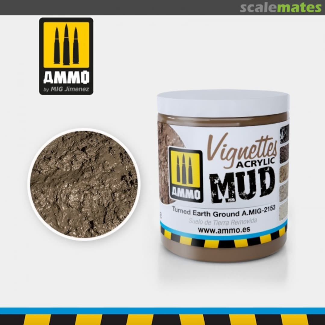 Boxart VIGNETTES Turned Earth Ground A.MIG-2153  Ammo by Mig Jimenez