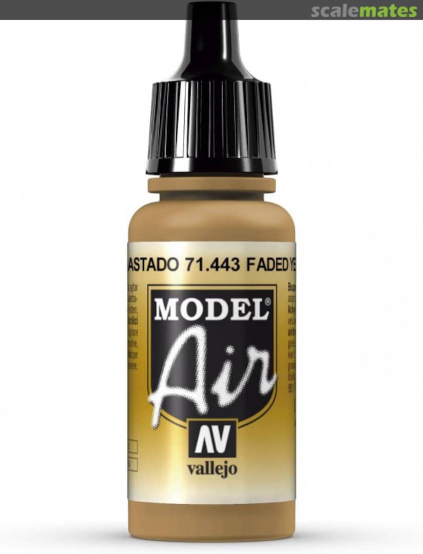 Boxart Faded Yellow Vallejo Model Air Boxart Faded Yellow Vallejo Model Air