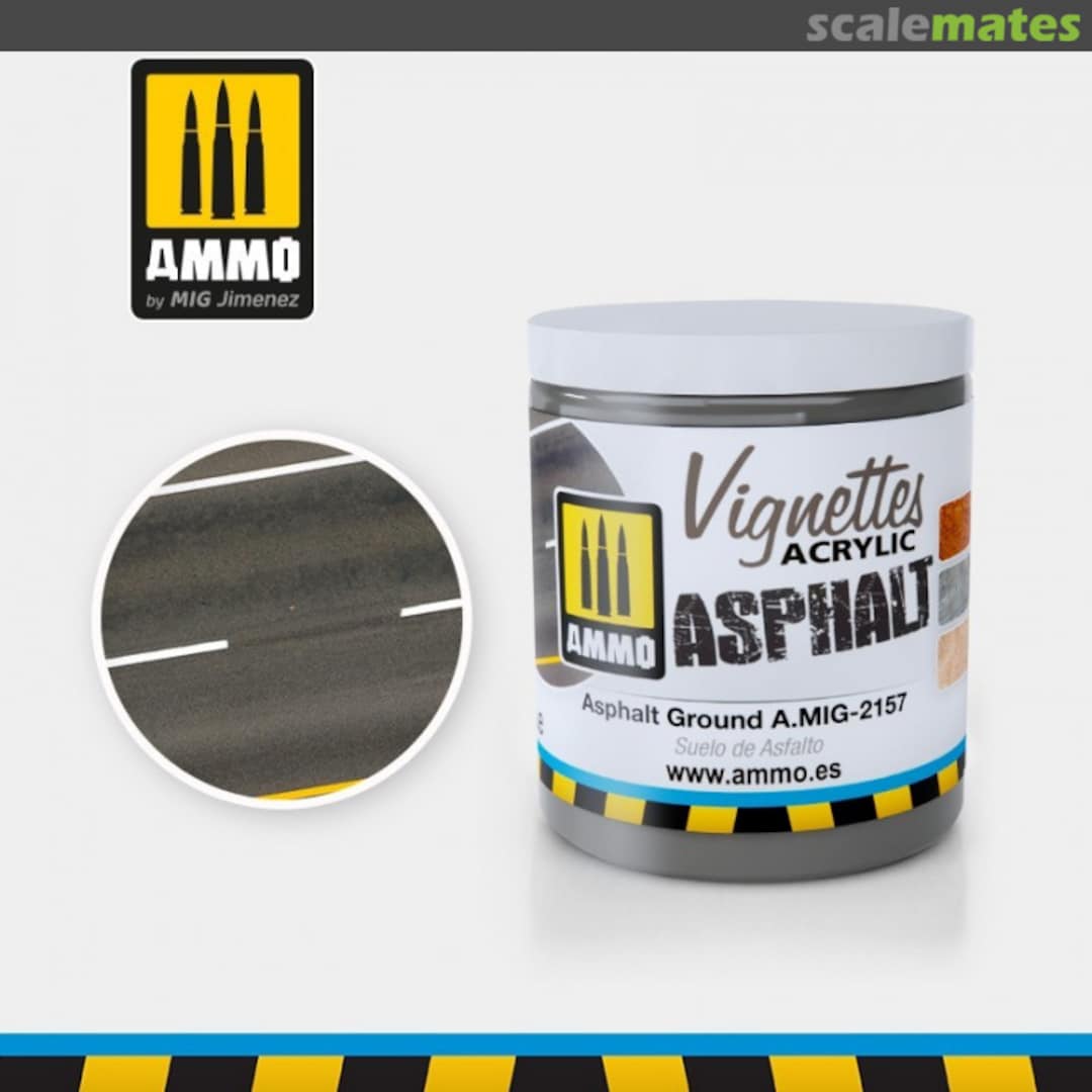 Boxart VIGNETTES Asphalt Ground A.MIG-2157  Ammo by Mig Jimenez