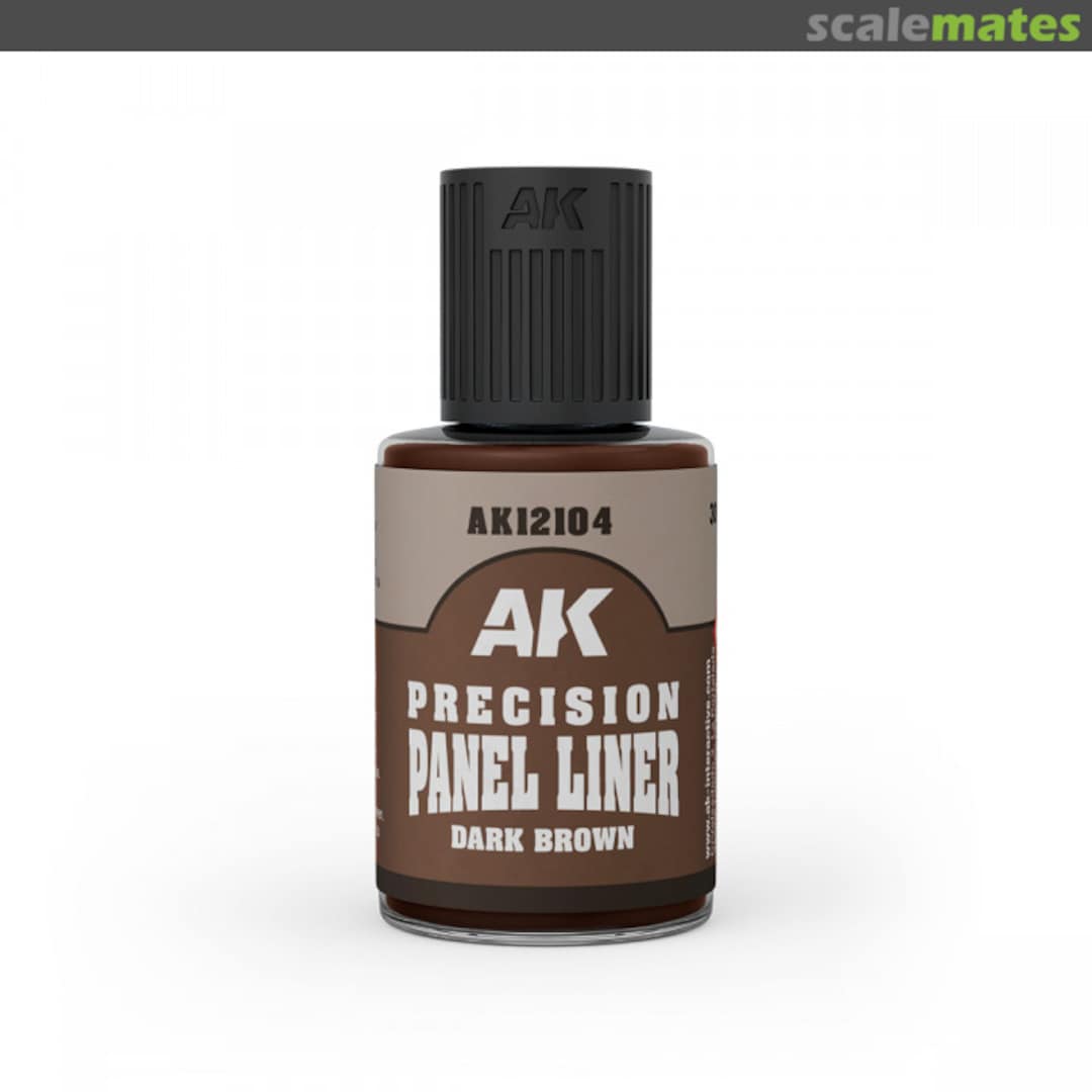 Boxart Dark Brown Precision Panel Liner  AK Interactive