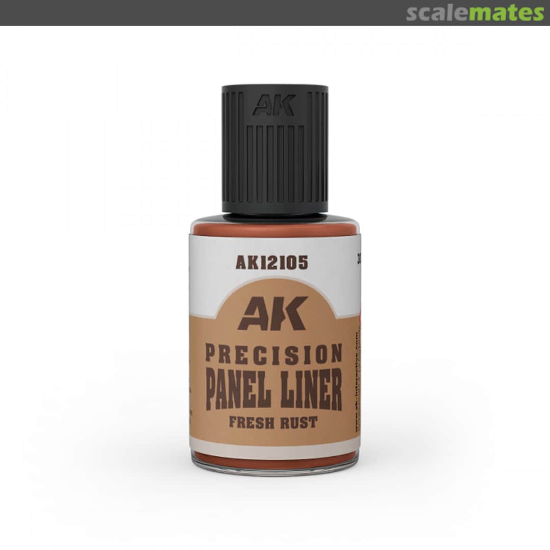 Boxart Fresh Rust Precision Panel Liner  AK Interactive