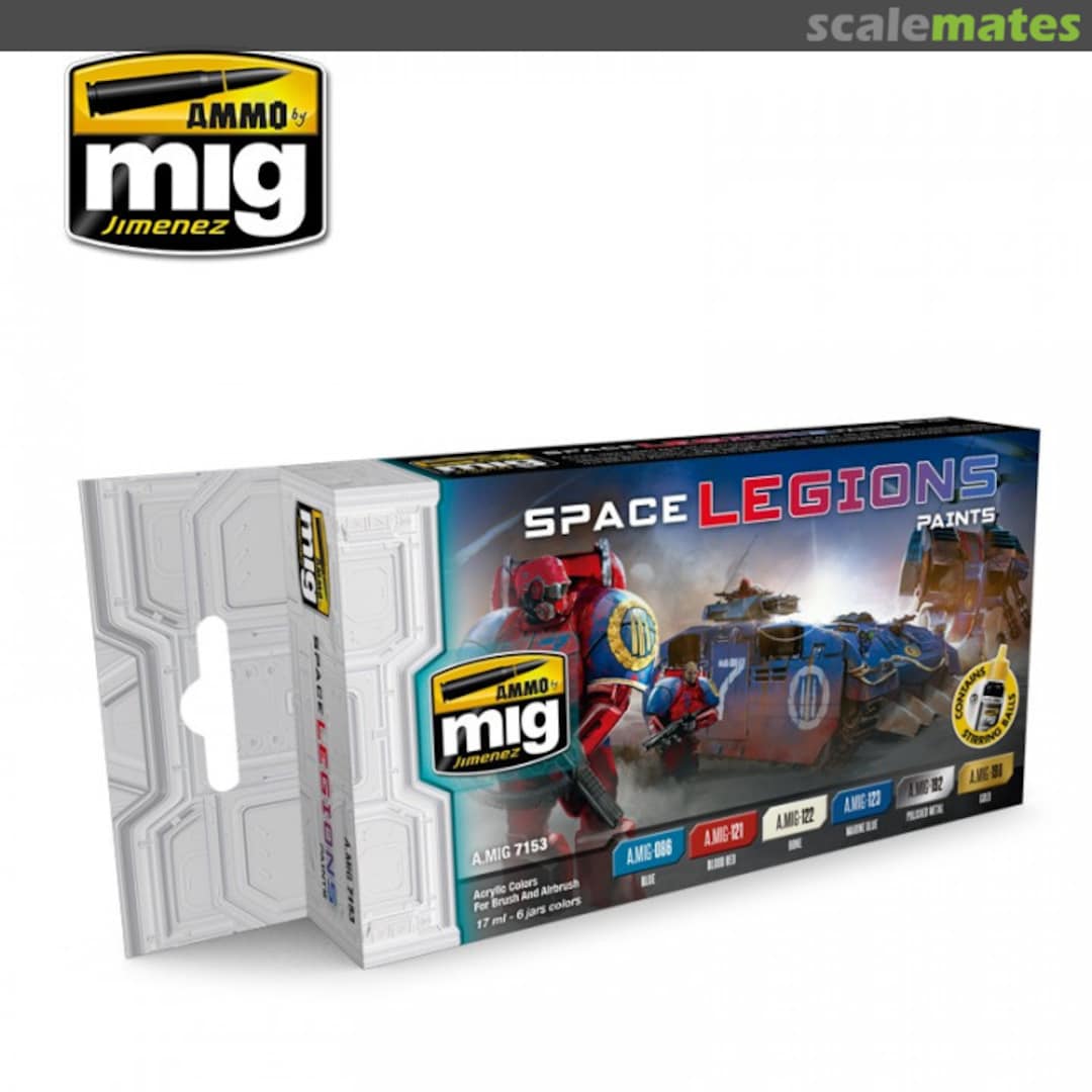 Boxart Space Legions Color Set Ammo by Mig Jimenez Boxart Space Legions Color Set Ammo by Mig Jimenez