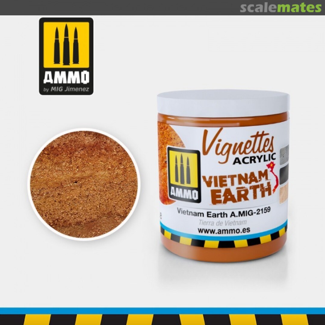 Boxart VIGNETTES Vietnam Earth A.MIG-2159  Ammo by Mig Jimenez