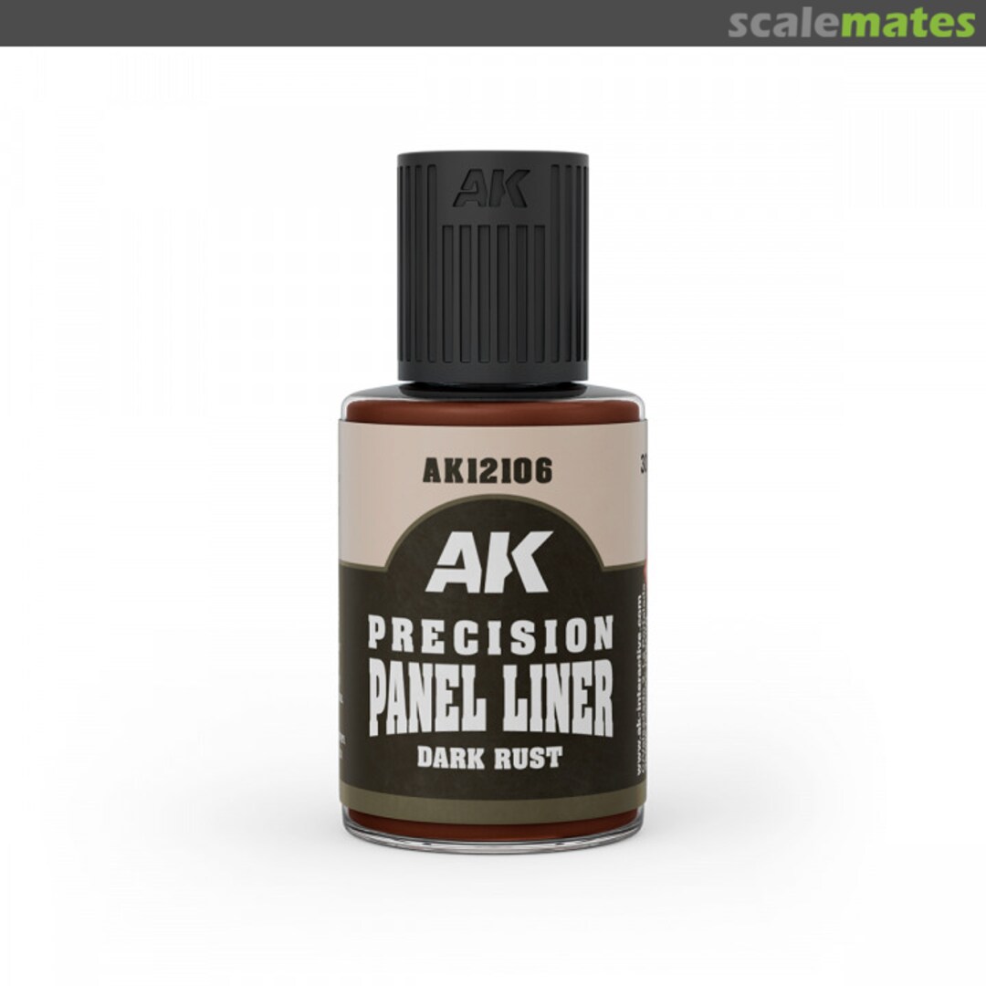 Boxart Dark Rust Precision Panel Liner  AK Interactive
