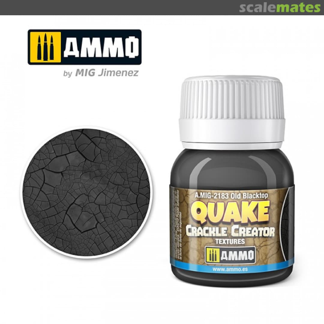 Boxart QUAKE CRACKLE CREATOR TEXTURES Old Blacktop  Ammo by Mig Jimenez