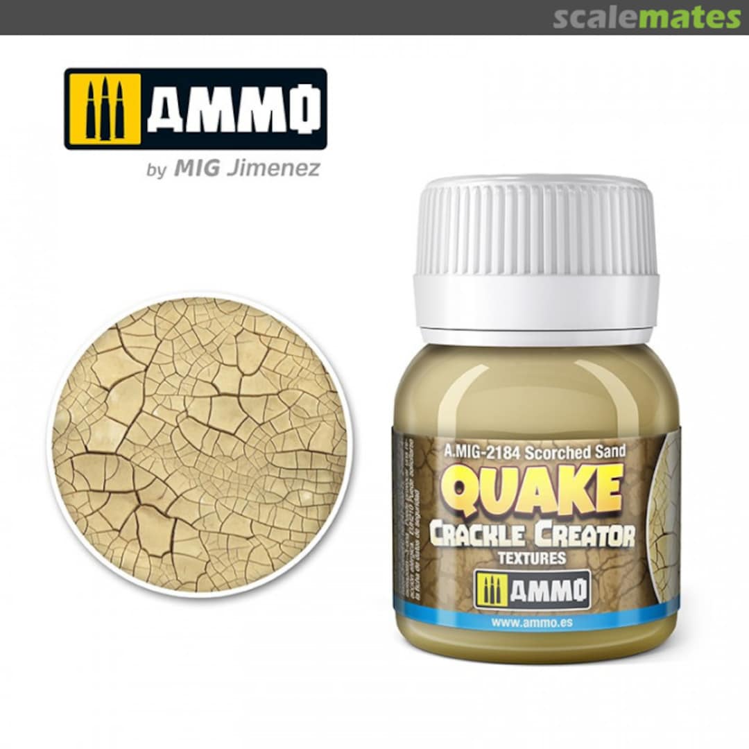 Boxart QUAKE CRACKLE CREATOR TEXTURES Scorched Sand  Ammo by Mig Jimenez