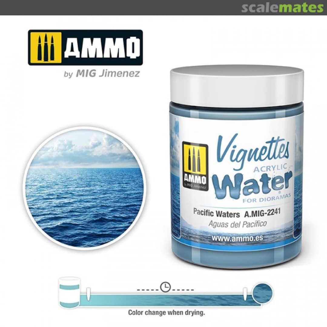 Boxart VIGNETTES Pacific Waters A.MIG-2241  Ammo by Mig Jimenez