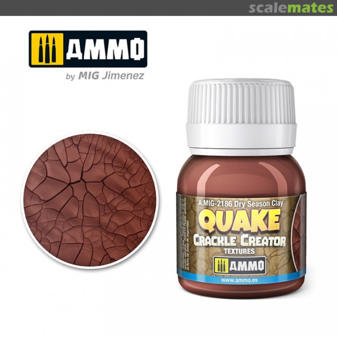Boxart QUAKE CRACKLE CREATOR TEXTURES Dry Season Clay  Ammo by Mig Jimenez