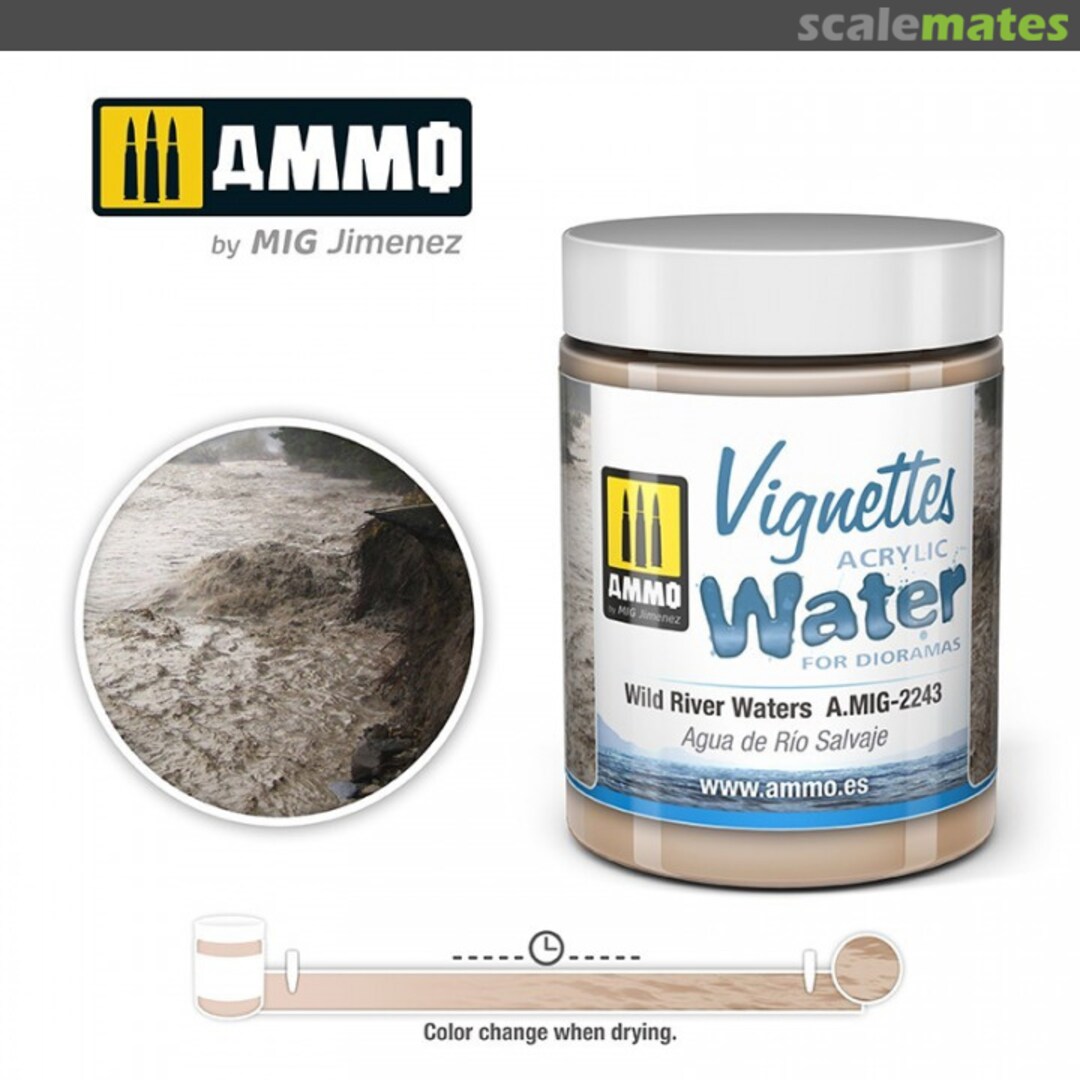 Boxart VIGNETTES Wild River Waters A.MIG-2243  Ammo by Mig Jimenez