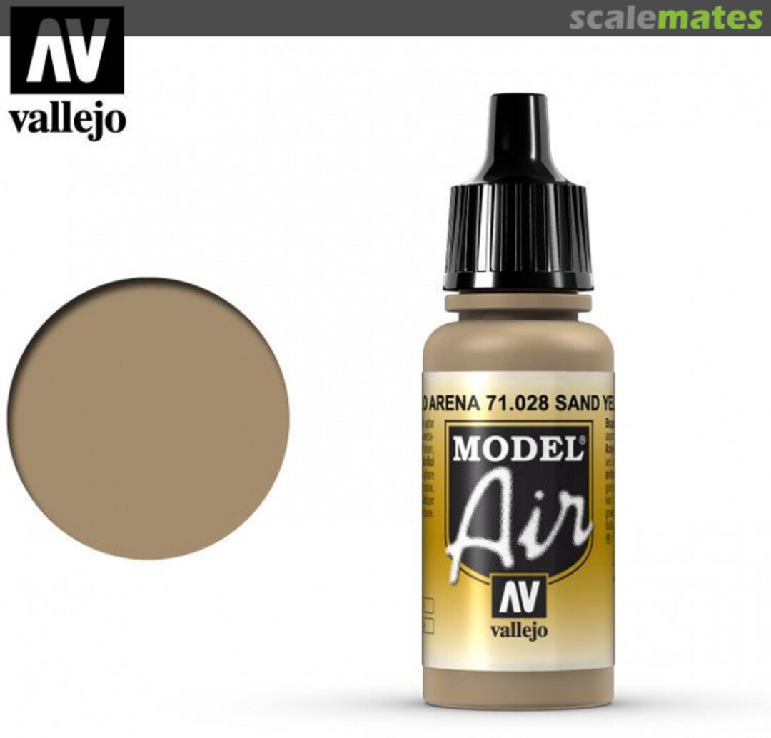 Boxart Sand Yellow 71.028 Vallejo Model Air Boxart Sand Yellow 71.028 Vallejo Model Air