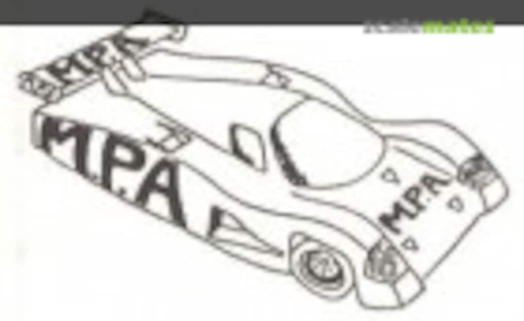 1:43 Ferrari 512 S Le Mans 1970 Filipinetti #16 (MPA MPA) MPA