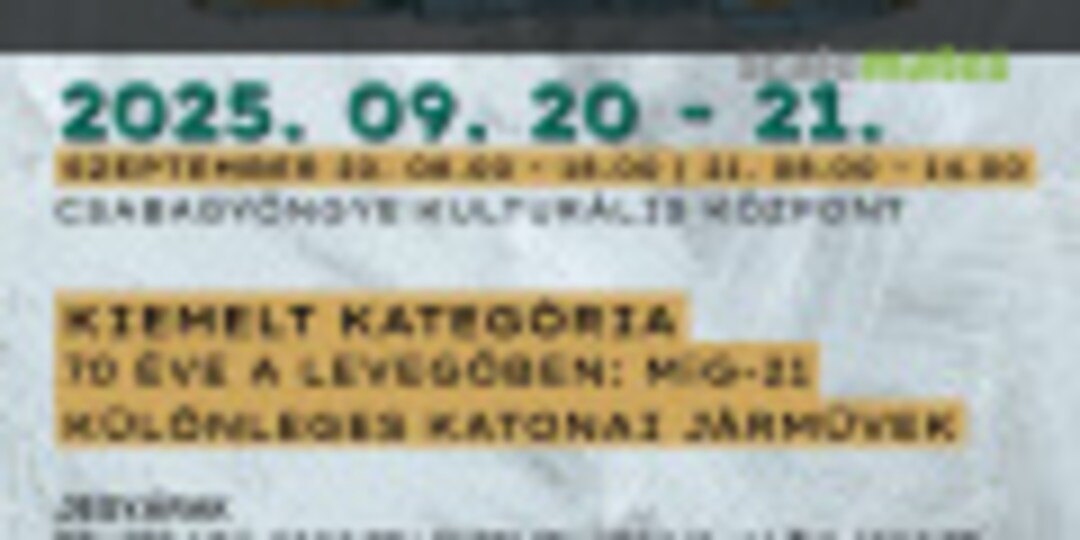 31. Békéscsabai Makettkiállítás - Körös Makett Kupa 2025 in Békéscsaba