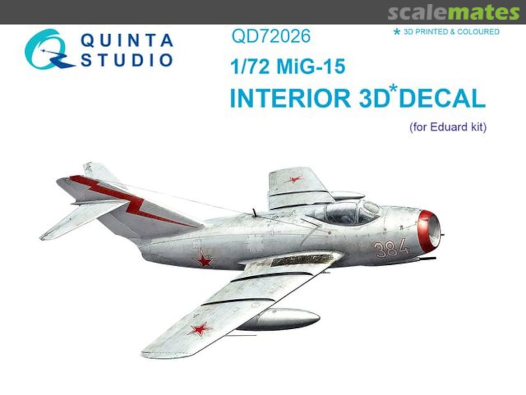 Boxart MiG-15 QD72026 Quinta Studio Boxart MiG-15 QD72026 Quinta Studio