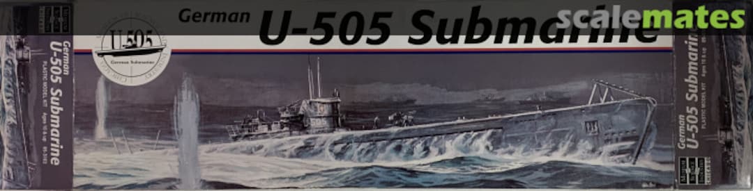 Boxart German U-505 Submarine 3102 Revell Boxart German U-505 Submarine 3102 Revell