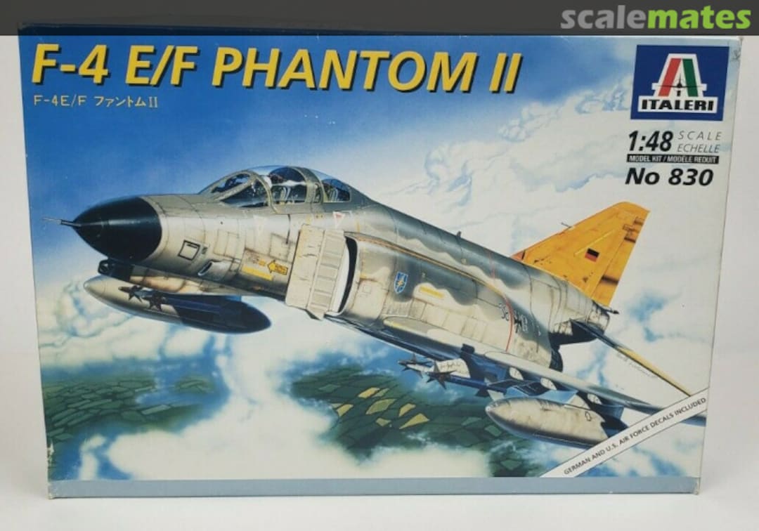 Boxart F-4E/F Phantom II 830 Italeri Boxart F-4E/F Phantom II 830 Italeri