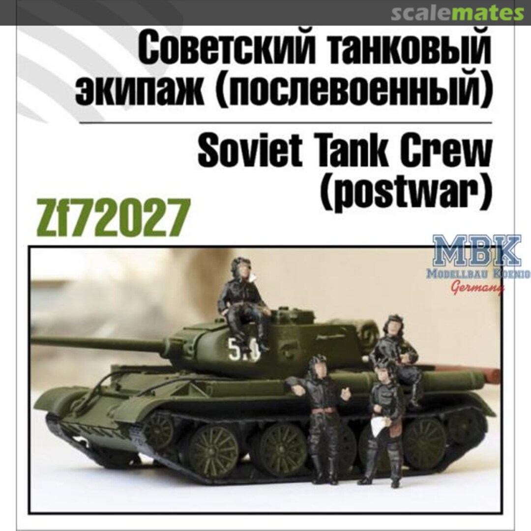 Boxart Soviet Tank Crew (Postwar) ZF72027 Zebrano
