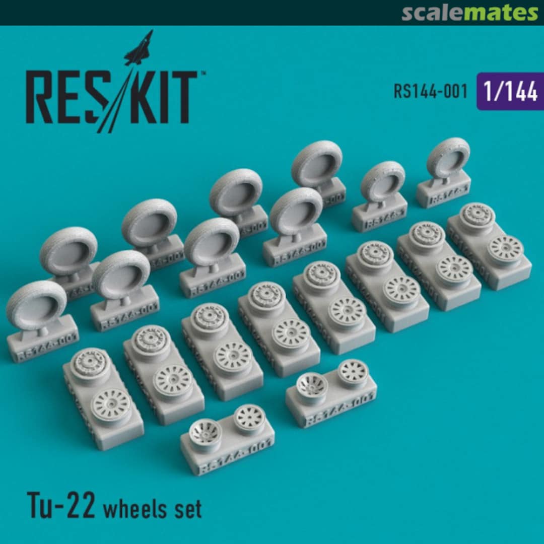 Boxart Tu-22 wheels set RS144-0001 ResKit Boxart Tu-22 wheels set RS144-0001 ResKit
