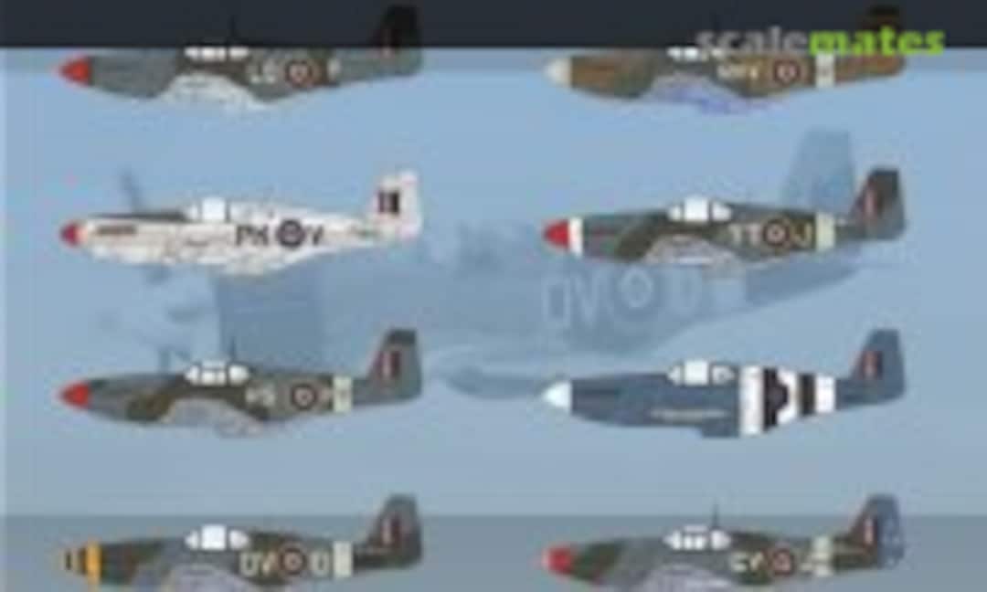 1:144 North American Mustang Mk.III Collection (Euro Decals ED-144142) ED-144142