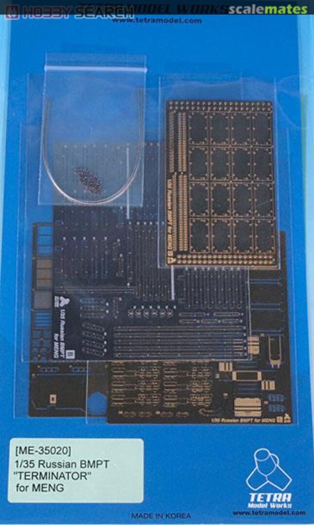 Boxart Russian BMPT 'Terminator' Detail up set ME-35020 Tetra Model Works