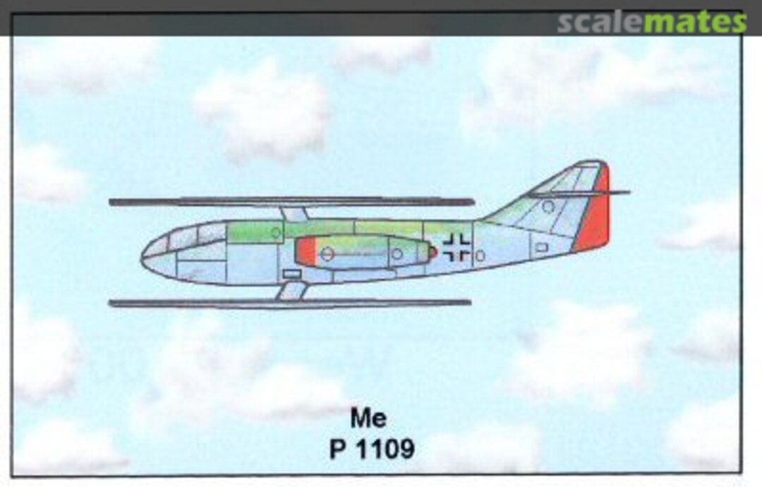 Boxart Messerschmitt P 1109 unknown VAMI Models Boxart Messerschmitt P 1109 unknown VAMI Models