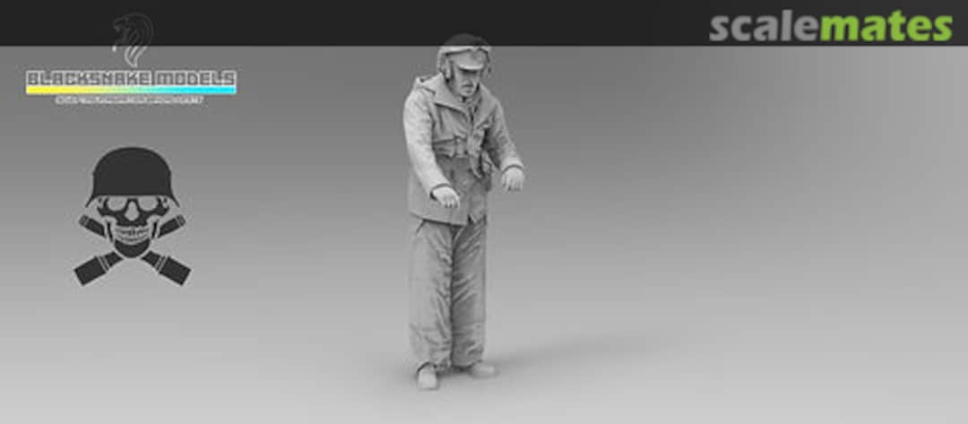 Boxart Tiger Commander « Totenkopf » en tenue d’hiver (Front de l’Est) TIGRE-CREW-05 BlackSnake Model Boxart Tiger Commander « Totenkopf » en tenue d’hiver (Front de l’Est) TIGRE-CREW-05 BlackSnake Model